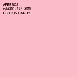 #FBBBC8 - Cotton Candy Color Image